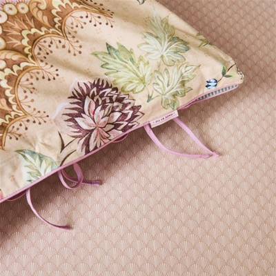 Pip Studio Percale katoen - Hoeslaken - 160x200 - Koraalrood