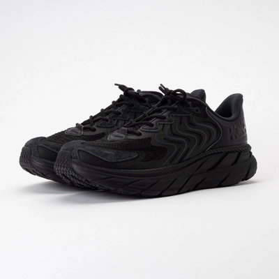 HOKA ブラック シューズ Hoka Men Clifton LS Black / Asphalt '24 | Sneaker District COM