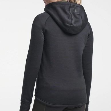 hoodie zip women black 3