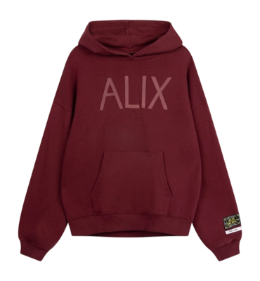 Hoodie Alix The Label Women Alix Bordeaux