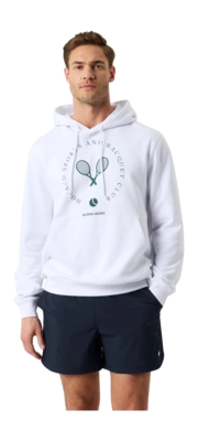 Hoodie Björn Borg Men Borg Classic Print Brilliant White