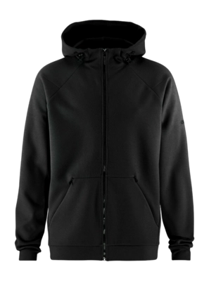 Hoodie Craft Men Adv Join FZ Black Boxy Fit