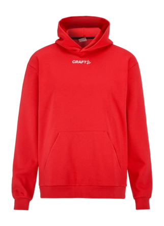 Hoodie Craft Men Community 2.0 Logo Bright Red Regular Fit