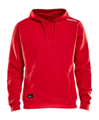 Hoodie Craft Men Community Bright Red Atletische pasvorm