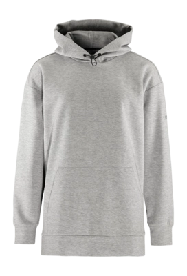 Hoodie Craft Women Adv Join Long Grey Melange Relaxed Fit
