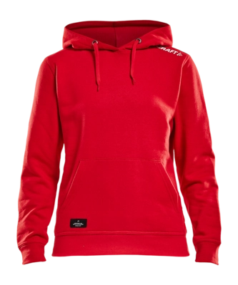 Hoodie Craft Women Community Bright Red Atletische pasvorm
