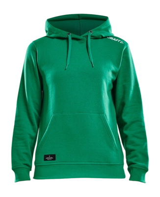 Hoodie Craft Women Community Team Green Atletische pasvorm