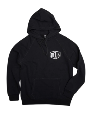 Hoodie Deus Men Venice Address Black