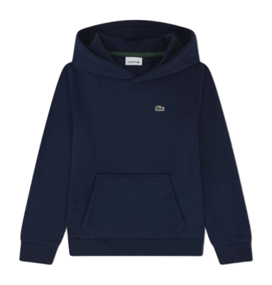 Hoodie Lacoste Kids Lcb Core Fleece Pullover Marine
