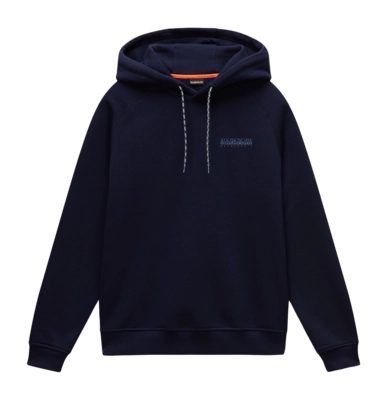 Hoodie Napapijri Men B-Back Graphic Blu Marine