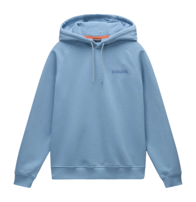 Hoodie Napapijri Men B-Back Graphic Faded Denim