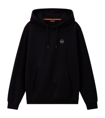 Hoodie Napapijri Men B-Badge Black Beauty