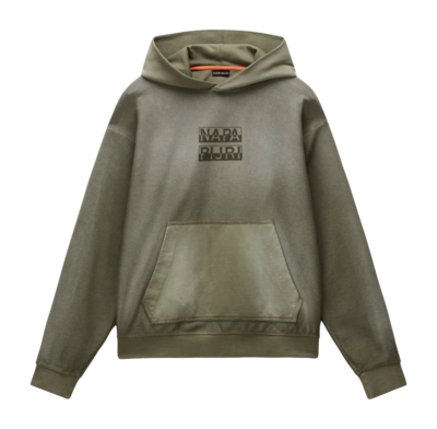 Hoodie Napapijri Men B-Comel Tea Leaf