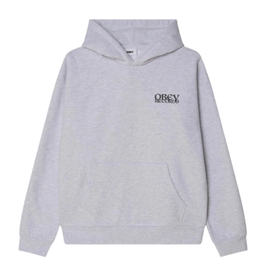 Hoodie Obey Men Obey Disorder Extra Heavy Ash Grey