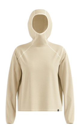 Hoodie Odlo Women Cubic Agate Gray Casual Fit