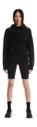 Hoodie On Running Women Focus Tech Hoodie Black Regular Fit