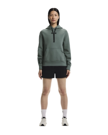 Hoodie On Running Women Focus Tech Hoodie Olive Regular Fit