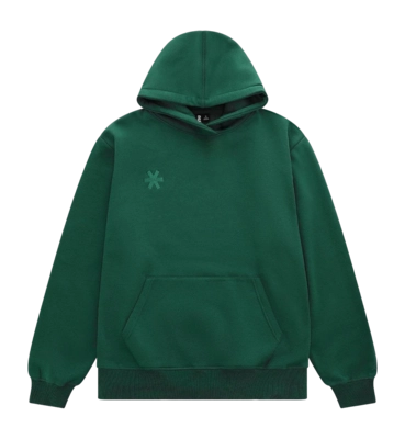 Hoodie Osaka Kids Basic Dark Green Relaxed Fit