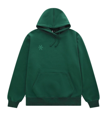Hoodie Osaka Unisex Basic Dark Green Relaxed Fit