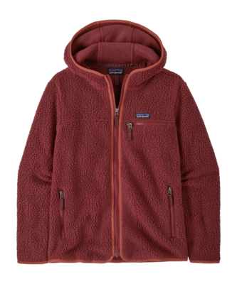Hoodie Patagonia Women Retro Pile Hoody Sequoia Red
