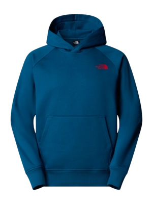 Hoodie The North Face Men Raglan Box Nse Mineral Ink/TNF Red
