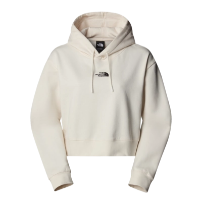 Hoodie The North Face Women Essential Crop White Dune