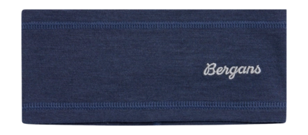 Hoofdband Bergans Kids Bergans Wool Headband Navy Blue/Solid Grey (Maat 50)