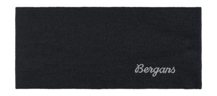 Hoofdband Bergans Unisex Allround Thin Merino Headband Dark Shadow Grey