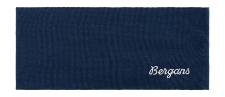 Hoofdband Bergans Unisex Allround Thin Merino Headband Navy Blue