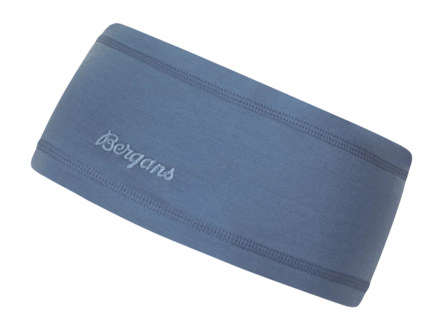 Hoofdband Bergans Unisex Bergans Wool Headband Granite Blue (Maat 56) 30 g