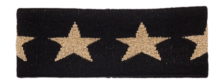 Hoofdband Goldbergh Women Cosmic Black/Gold
