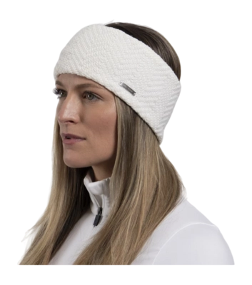 Hoofdband KJUS Women Frost Headband White KJUS Premium Wool