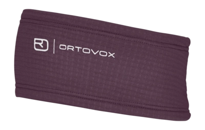 Hoofdband Ortovox Unisex Fleece Grid Headband Dark Wild Berry