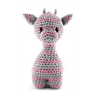 Haakkit Hoooked RibbonXL Giraffe Ziggy Roze