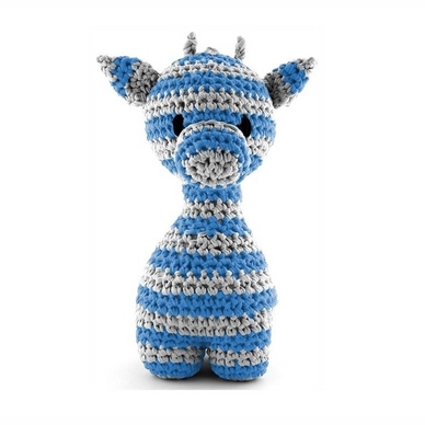 Haakkit Hoooked RibbonXL Giraffe Ziggy Blauw