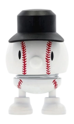 Hoptimist Baseball Bumble S White 8 cm