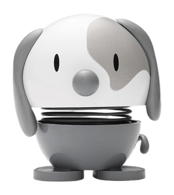 Hoptimist Dog Cool Grey 7,2 cm