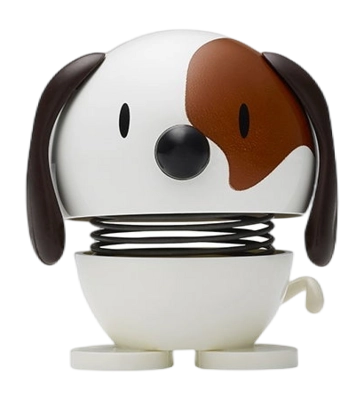 Hoptimist Dog White 7,2 cm