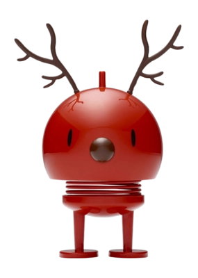 Hoptimist Reindeer Bumble M Red 14 cm