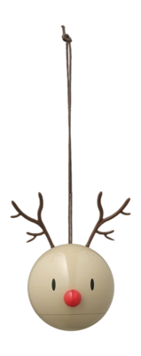 Hoptimist Reindeer Ornament Latte (Set van 2)