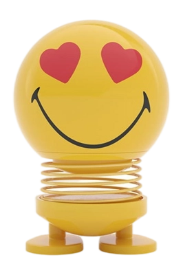 Hoptimist Smiley Love S Yellow 7,6 cm
