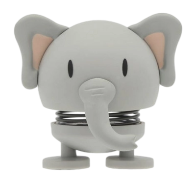 Hoptimist Soft Elephant S Grey 7,6 cm