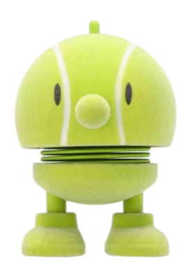 Hoptimist Tennis Bumble S Yellow 7,6 cm