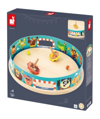 Houten Speelgoed Janod Applepop Arena Met Tollen