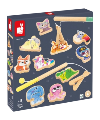 Houten Speelgoed Janod Applepop Visspel