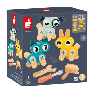 Houten Speelgoed Janod Brico'Kids Dieren