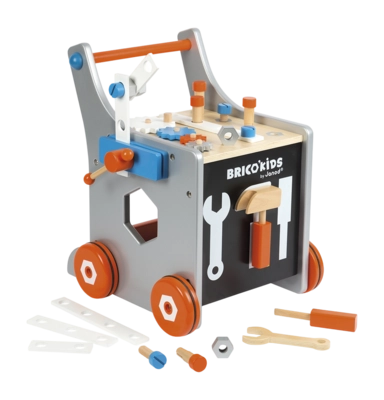 Houten Speelgoed Janod Brico'Kids Diy Magnetische Trolley