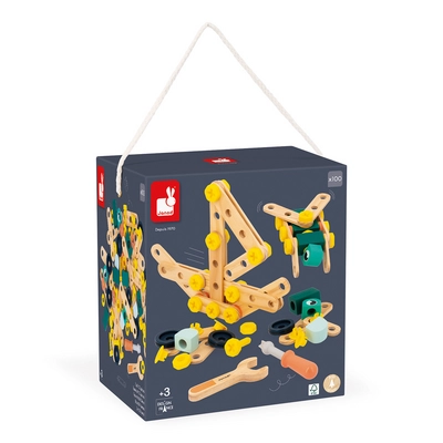 Houten Speelgoed Janod Brico'Kids Ton 100 Stuks