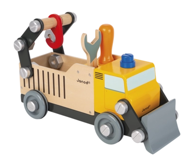 Houten Speelgoed Janod Brico'Kids Vrachtwagen Wegwerker