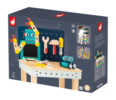 Houten Speelgoed Janod Brico'Kids Werkbank Robot